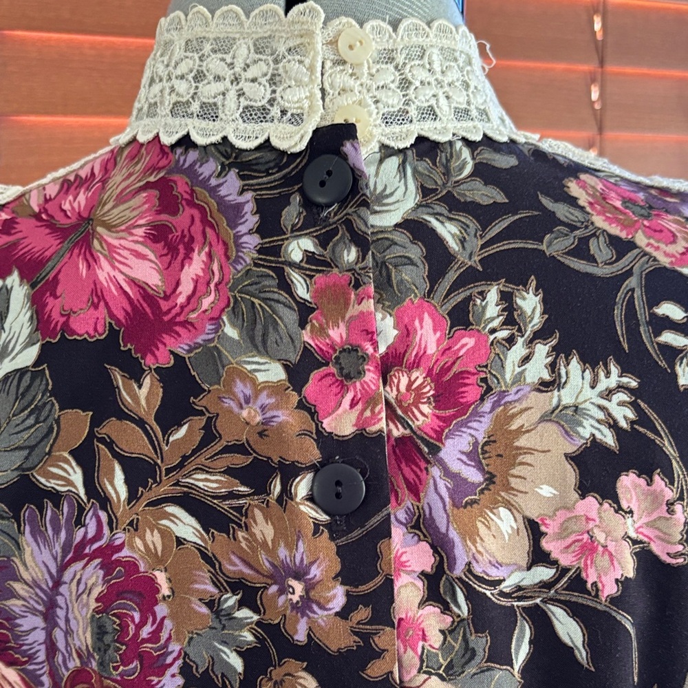 Vintage Scott McClintock Cottagecore Blouse & Pleated Skirt Set Size 12/10 - Picture 10 of 16